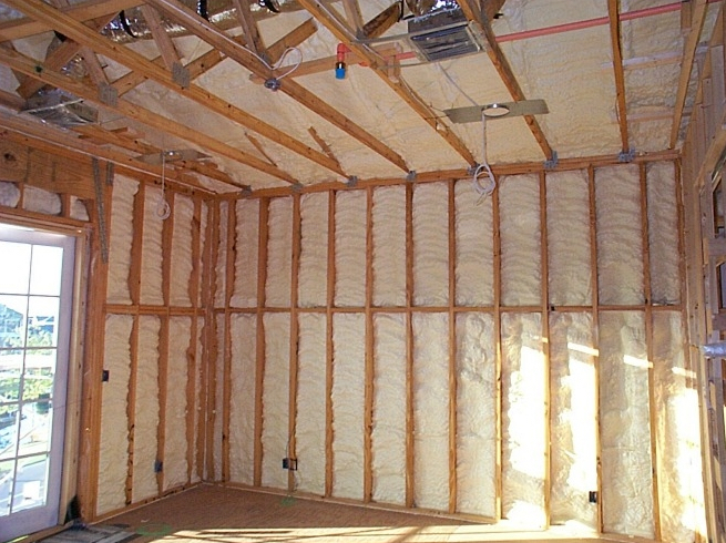 insulation foam spray energy florida walls roof under sheathing insulated attic osb efficient frame building plywood homes insulate rebates cost